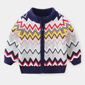 Toddler Boys Sweater Solid Color Long Sleeve Crewneck School Adorable Navy Blue Spring Clothes 3-7 Years