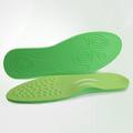 1 Pair Shock Absorption / Breathable / Wearable Insole Inserts TPU Sole All Seasons Unisex Green