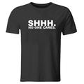 SHHH No One Cares Men's Graphic Cotton T Shirt Classic Shirt Short Sleeve Comfortable Tee Street Holiday Summer Fashion Designer Clothing