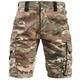 Men's Tactical Shorts Cargo Shorts Shorts Work Shorts Button Multi Pocket Plain Camouflage Wearable Short Outdoor Daily Going out Fashion Classic Camouflage Black ArmyGreen