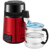 VEVOR 4L Water Distiller Distilled Water Maker 1 L/H w/Timing Dual Temp Red, Glass | Wayfair DSDW1LH4L110VWK8PV1