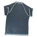 Speedo Mens Black Rash Short Sleeve Swim Tees w/UV Block Burn Size M