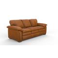 Leather Creations Capri 92" Wide Upholstered Sofa Genuine Leather | 39 H x 92 W x 39 D in | Wayfair 4649-SF-LS