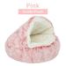 My Lux Decor 2068 Winter Long Plush Pet Cat Bed Round Cat Cushion Cat House Warm Cat Basket Cat Sleep Bag Cat Nest Kennel For Small Dog Cat | Wayfair