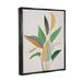 Stupell Industries Bb-155-Floater Neutral Botanical Leaves Framed On Canvas by Janet Tava Print Canvas in Green | 21 H x 17 W x 1.7 D in | Wayfair