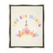 Stupell Industries Ba-954-Floater Fun You Are Magic Phrase Framed On Canvas by Lil' Rue Canvas in Red/Yellow | 21 H x 17 W x 1.7 D in | Wayfair