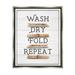 Stupell Industries Bb-032-Floater Rustic Laundry Phrases Framed On Canvas Print Canvas in White | 21 H x 17 W x 1.7 D in | Wayfair bb-032_ffl_16x20