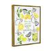 Stupell Industries Ba-995-Floater Make Lemonade Kitchen Phrase Framed On Canvas By the Lakeside Canvas in Yellow | 21 H x 17 W x 1.7 D in | Wayfair