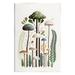 Stupell Industries Bb-050-Wood Whimsical Mushrooms On Canvas Print Canvas in Green | 15 H x 10 W x 0.5 D in | Wayfair bb-050_wd_10x15