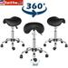 Clearance Sale! Saddle Stool Rolling Chair for Medical Massage Salon Kitchen Spa Drafting Adjustable Hydraulic Stool with Wheels