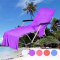 Summer Savings Clearance! FAMTKT Chair Beach Towel Lounge Chair Beach Towel Cover Microfiber Pool Lounge Chair Accessories