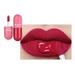 Besaacan Makeup 5 Color Capsule Matte Lipstick Velvet Liquid Lipstick Durable and Waterproof Non Stick Cup No Fading. Lipstick C