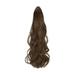 TOFOTL Ponytail Wig For Women With Long Curly Hair Big Wave High Ponytail Artificial Hair Atmosphere Braids