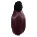 Beauty Clearance Under $10 Long Straight Wig Hat Hooded Wig Winter Cap Caps Casual Women Wig Hats With Hair Purple