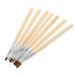 7 Pcs Tool Nail Art Brush Sculpting for Phototherapy Pen Wooden Color Holder Semi-circular Glitter Powder Pack Cleaning