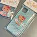 Sanrio cute mobile phone case HelloKitty iPhone13 14iphone12 mobile phone case 11 for xr straight edge xs PU soft shell 7