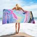 Deagia Hair Towels Clearance Microfiber Beach Towel Super Lightweight Colorful Bath Towel Sandproof Beach Blanket Multi-Purpose Towel for Travel Swimming Pool 30X60 Inch Home Comforters