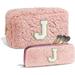 2 Travel Makeup Bags for Women Cute Makeup Bag Makeup Brush Bag Makeup Bag Organizer Make Up Bag Travel Essentials Personalized Christmas Gifts Best Friend Birthday Gifts for Women Pink J