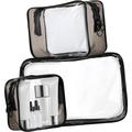 3pcs Makeup Storage Bag Clear Cosmetic Bags Clear Makeup Bag Clear Toiletry Bags Toiletry Organizer Makeup Organizer Bag Makeup Bags Make up Pvc Suitcase Travel
