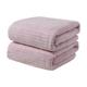 mtvxesu Towels for Bathroom Solid Clolor Coral Velvet Absorbent Bath Towels for Adults Dry Hair Towel Beach Towel Strip Patterned Bath Towel Reusable Towels