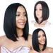 Besaacan Accessories Women Fashion Lady Gradient Bobo Short Straight Hair Cosplay Party Wig Hair Care Black