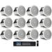 12 JBL CONTROL 14C/T 4 In-Ceiling Speakers+Receiver Amp For Restaurant/Bar/Cafe