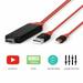 Compatible with iPhone iPad to HDMI Cable 6.6ft HDMI Adapter 1080P HDTV Connector Cable Digital AV Adapter Cord Compatible with iPhone X 8 7 6 Plus 5s 5 iPad iPod to TV Projector