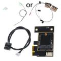 WINDLAND for M.2 Wifi Adapter M2 Ngff for Key A E To PCI for Express PCI-E 1X NGFF Support 2230 Wireless Network Card for AX200 9