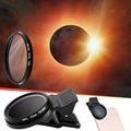 Solar Camera Lens Filter Solar Filter for Smartphone Solar Camera Filter for Universal Solar Smartphone Lens with Clip Enhancing Filter Must Have Household Items