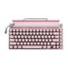 Retro Typewriter Keyboard 83 Keys Wireless Bluetooth Mechanical Keyboard Punk RGB Backlit Gaming Keyboard Round Keycap for PC Laptop Phone Pad