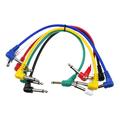 Arealer Cable Audio Cable 1/4 Patch Cable 6 Colors Patch Wire Cable Co Cable Co 1/4 Wire Mewmewcat 6