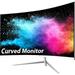 Z-Edge 24-inch Curved Gaming Monitor Full HD 1080P 1920x1080 LED Backlight Monitor with 75Hz Refresh Rate and Eye-Care Technology U24C 178Â° Wide View Angle Built-in Speakers VGA+HDMI