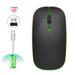 HERESOM Gaming Mouse 2.4GHz Wireless Optical USB Gaming Mouse 1600DPI Rechargeable Mute Mice for PC