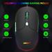 HERESOM Computer Mouse RGB Lighting Define the game USB Wired 3200DPI Gaming Mouse Mice