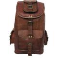 24 Genuine Leather Vintage Handmade Casual Day-pack Cross body Messenger Laptop Backpack Travel Rucksack