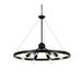 17 Stories Denzerville 6 - Light Sputnik Pendant in Black | 28 H x 32 W x 32 D in | Wayfair 4B9B34AAE99149A4A36D1105D6DDB4BA