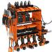 WFX Utility™ Sttoraboks Modular Power Tool Organizer w/ Charging Station, Wall Mount Garage 4 Drill Shelf Rack Metal in Orange | Wayfair