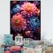 Winston Porter Zinnias Neon Garden I On Canvas Print Plastic in Pink | 44 H x 34 W x 1.5 D in | Wayfair 4A450C8E529240D7B845356D74F3B5B6