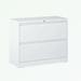 Inbox Zero Martee 35.43 Wide 2 -Drawer File Cabinet Metal/Steel in White | 28.5 H x 35.43 W x 15.75 D in | Wayfair 30D283F0BFD24579ADF3B128239AF5DC