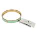 Kate Spade Jewelry | Kate Spade Ace Of Spades Mint Enamel Gold Tone Bangle With Bag | Color: Gold/Green | Size: Os