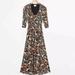 Anthropologie Dresses | Anthropologie Maeve Omya Floral Maxi Dress Smocked, Small | Color: Black/Orange | Size: S