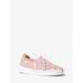 Michael Kors Shoes | Michael Kors Ophelia Perforated Faux Leather Slip-On Sneaker 10 Smokey Rose | Color: Pink | Size: 10