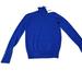 Zara Sweaters | (Nwt) Zara Royal Blue Turtleneck Sweater With Gold Buttons On Sleeves Size Small | Color: Blue | Size: S