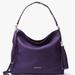 Michael Kors Bags | Michael Kors Iris Brooklyn Large Pebbled Leather Shoulder Bag | Color: Purple/Silver | Size: Os