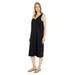 Madewell Dresses | Madewell Linen-Cotton Side-Button Midi Dress | Color: Black | Size: S