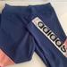 Adidas Pants & Jumpsuits | Adidas Colorblock High Rise Climalite Leggings Size L (B-1) | Color: Black/Blue | Size: L