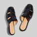 Madewell Shoes | Madewell Size 9 The Dixson Fisherman Mule In True Black Leather | Color: Black | Size: 9
