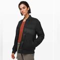 Lululemon Athletica Jackets & Coats | Lululemon Roam Far Wool Bomber Reversible | Color: Black/Gray | Size: 6