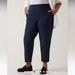 Athleta Pants & Jumpsuits | Athleta Navy Blue Brooklyn Mid Rise Ankle Pants | Color: Blue | Size: 12