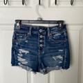 American Eagle Outfitters Shorts | America Eagle Denim Shorts | Color: Blue | Size: 4